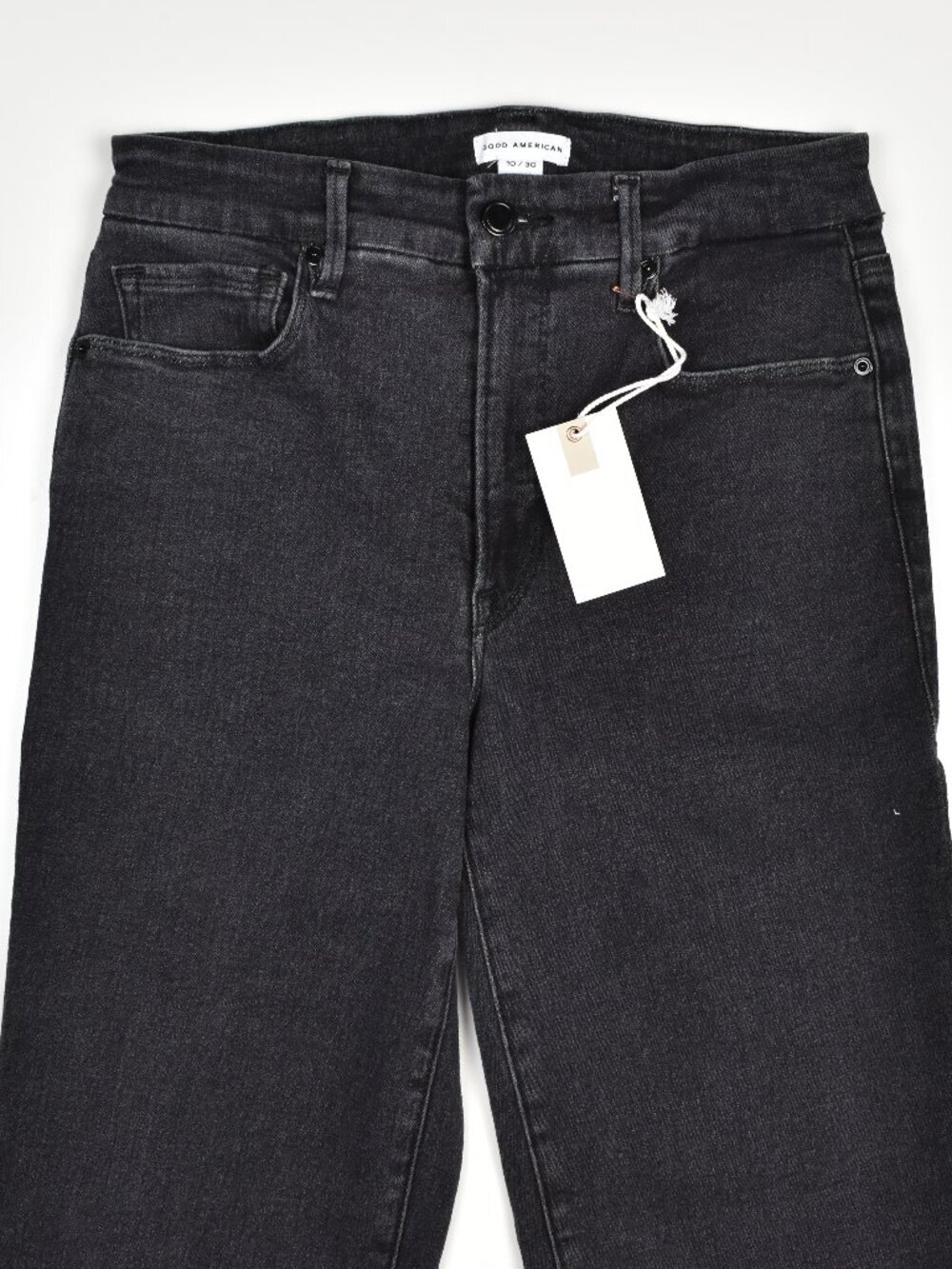 Good American Good Legs Straight Jeans NEW - 10 / 30 - Picture 4 of 7